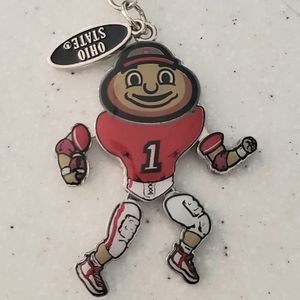 Ohio State Brutus Buckeye moveable key chain, NEW